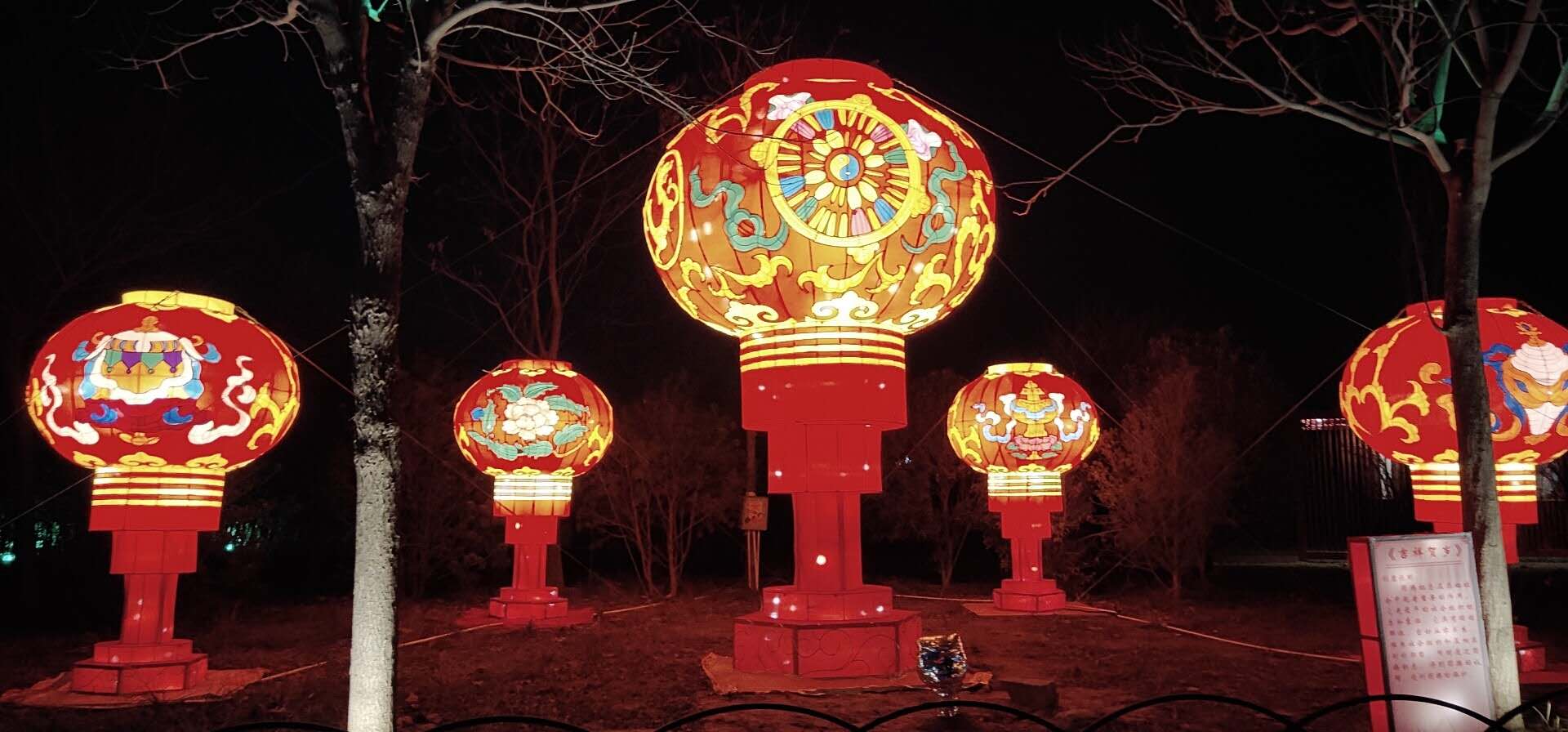 新年迎头彩,郑州赏花灯-精彩案例-四川省众鑫彩灯文化传播有限公司